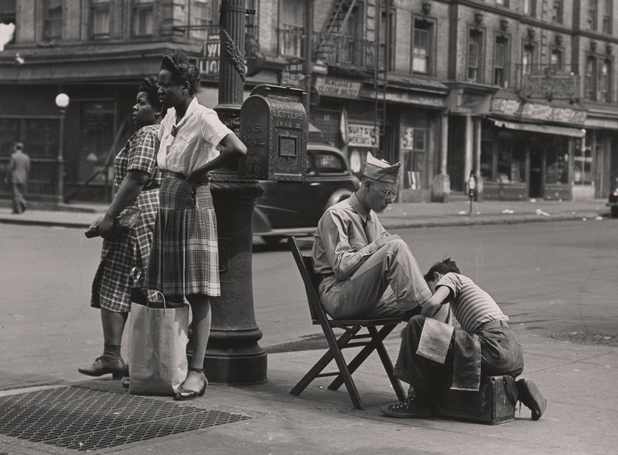 تصاویر سیاه و سفید نیویورک بعد از جنگ جهانی دوم